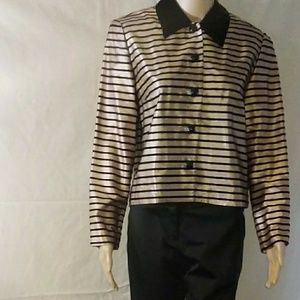 Positive Attitude Gold Black Top Size